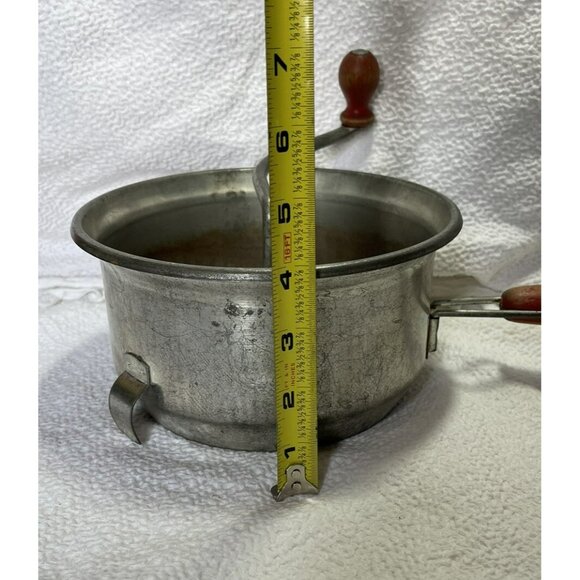 Food Mill Manual Ricer Masher Vintage With Wood Handles - Picture 3 of 8